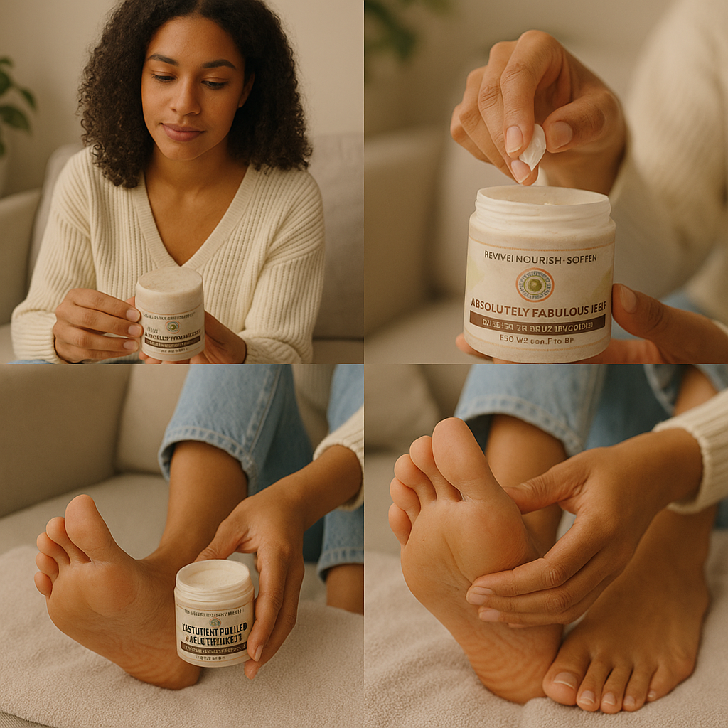 🌿 Absolutely Fabulous Feet Foot Cream – Nourish, Soothe & Repair Dry, Cracked Feet