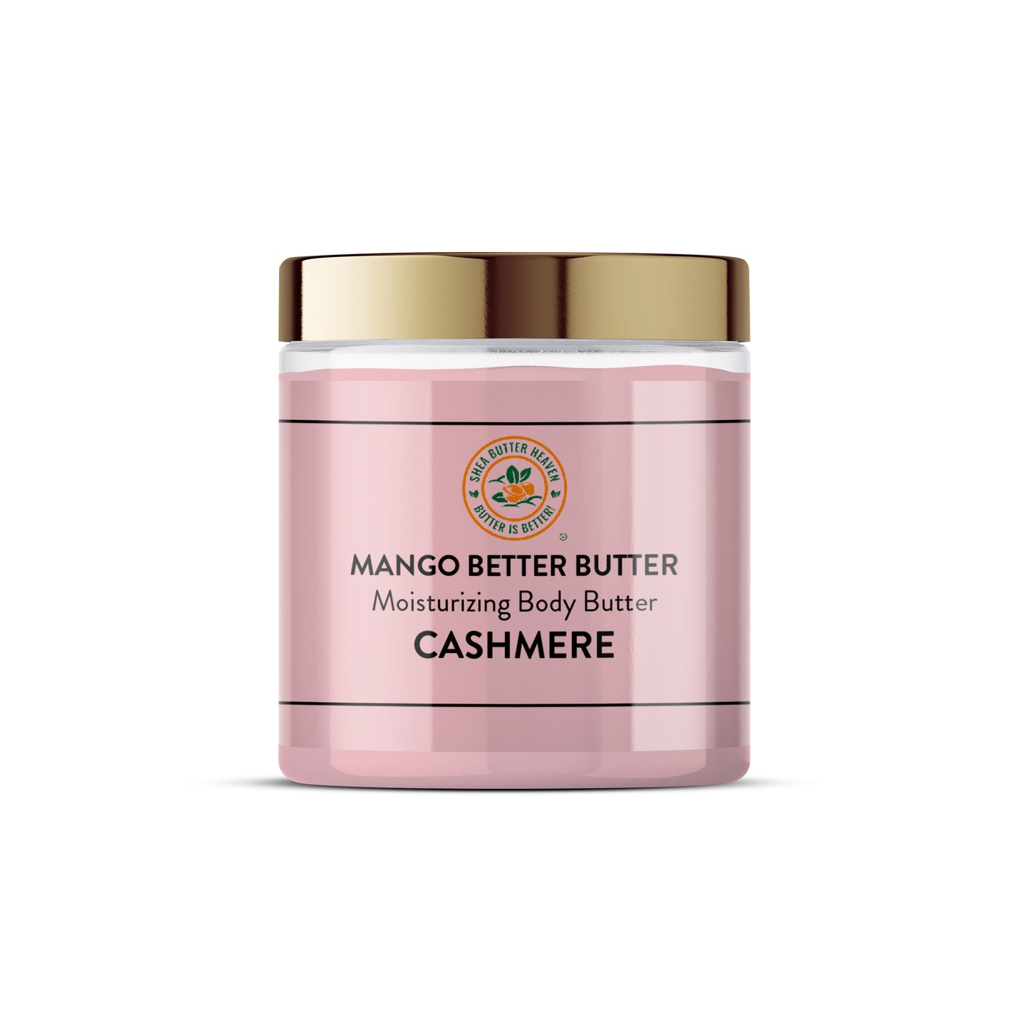 Luxurious Cashmere Cream body butter made with nourishing mango and shea butters, blended with premium luxury oils for smooth, hydrated skin.