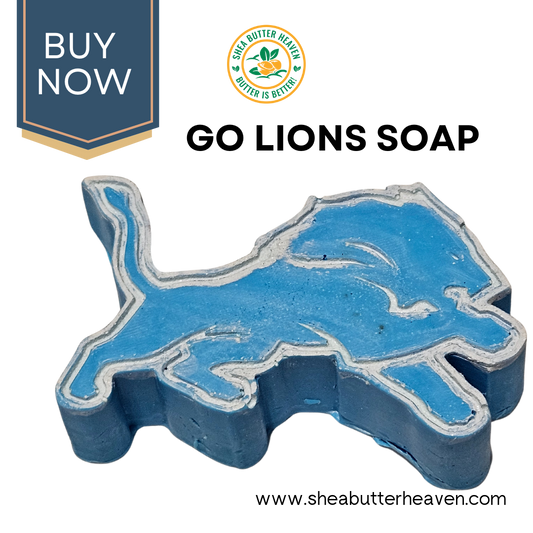 team lion football, roaring lion, soap