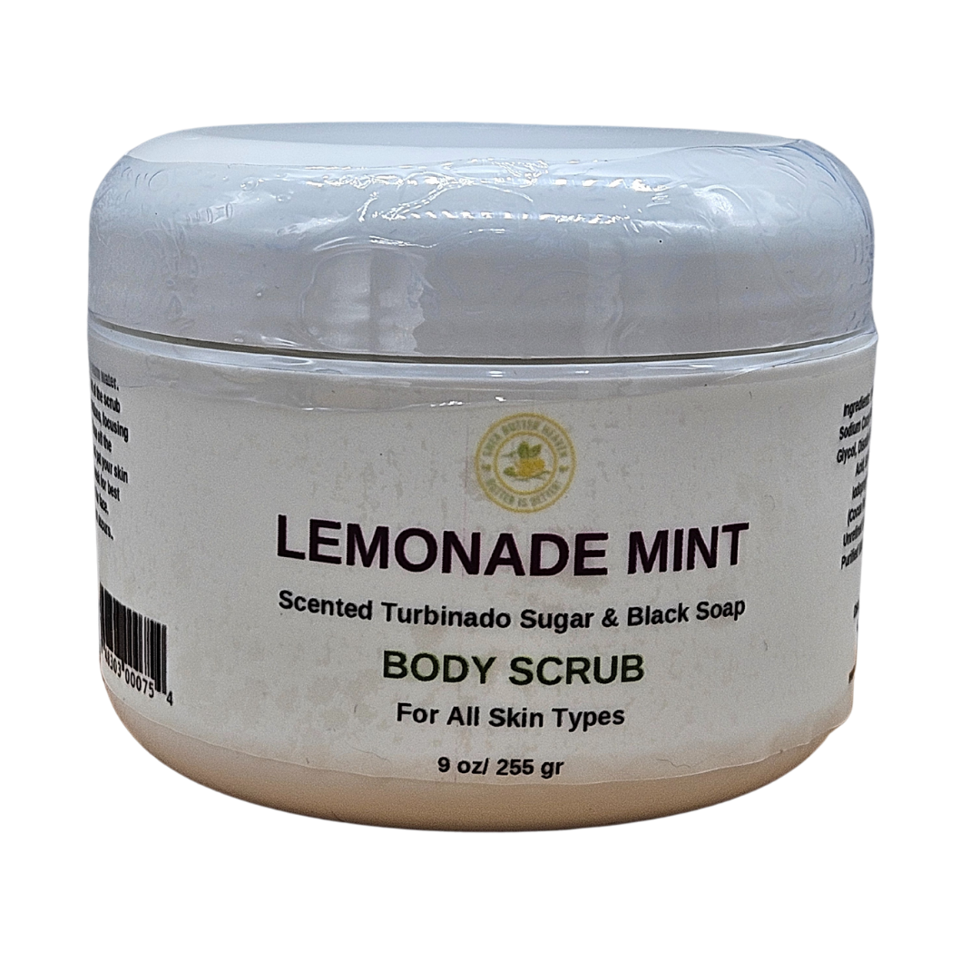 a mixture of exfoliating ingredients that is applied to the skin and then massaged in