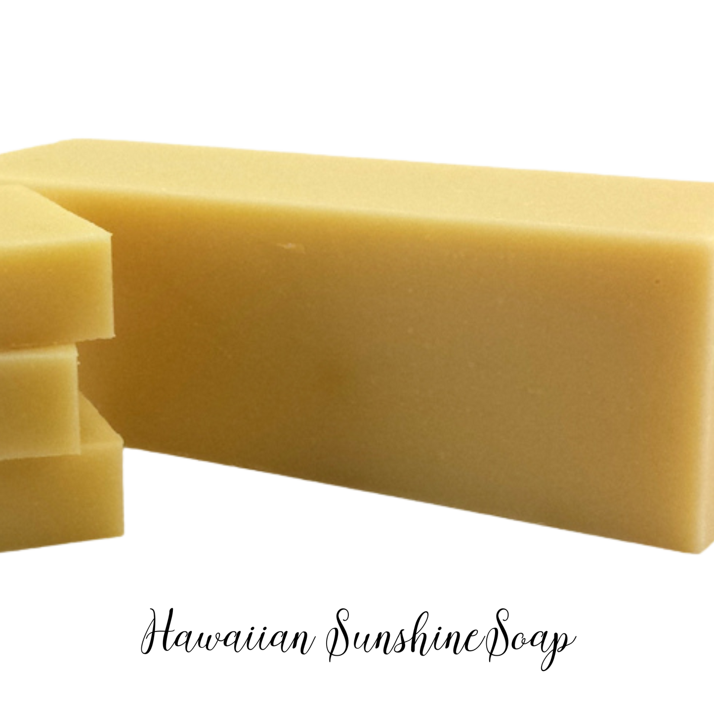 Sweet orange top notes with hints of lemon, patchouli and other musks. 5.5 oz bar soap