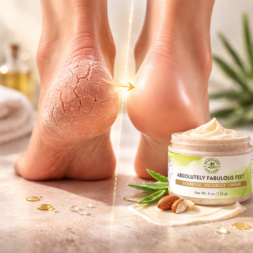 Absolutely Fabulous Feet luxury foot cream for dry, rough-feeling feet