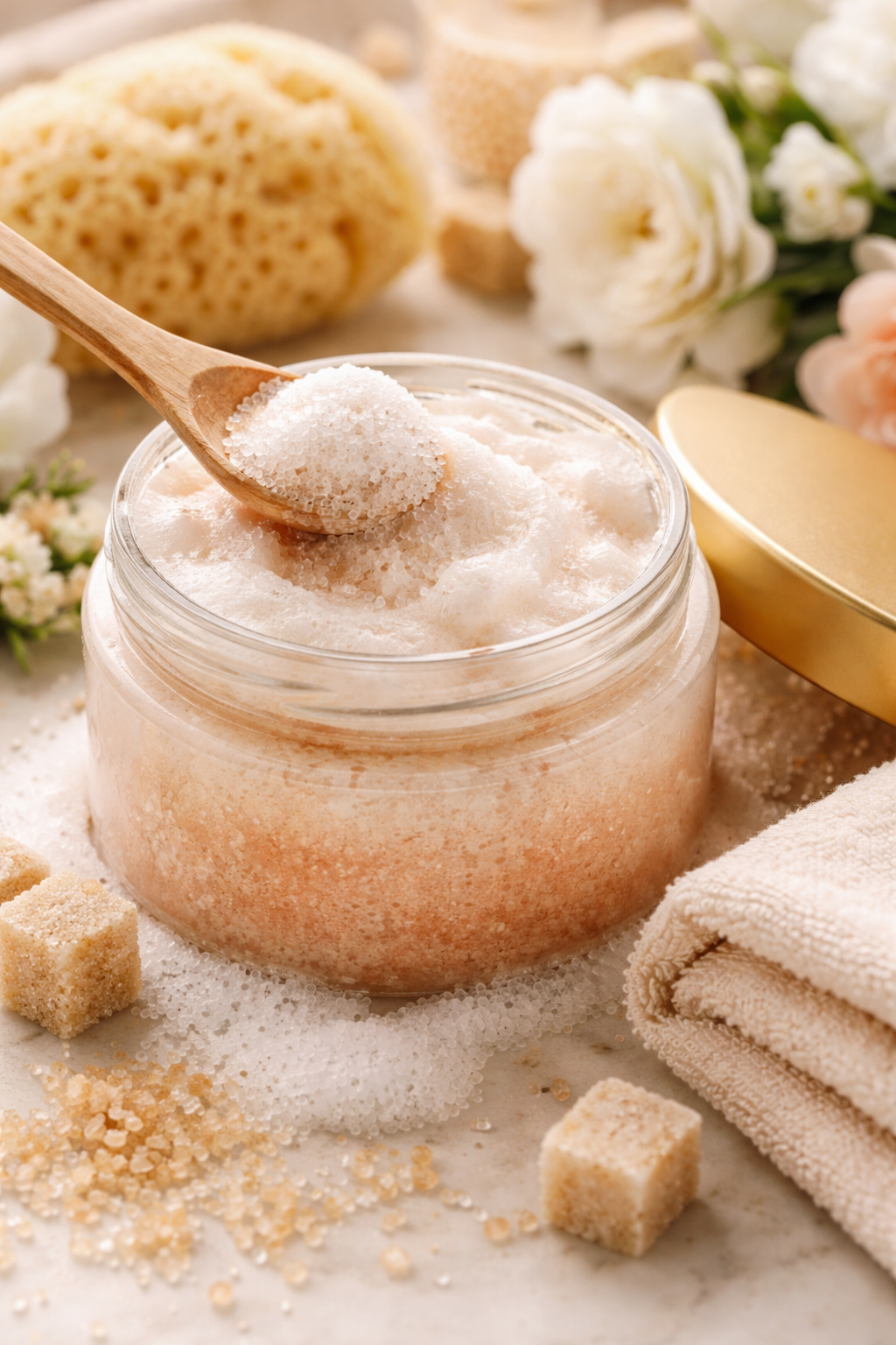 Foaming-Sugar-Body-Scrubs Shea Butter Heaven