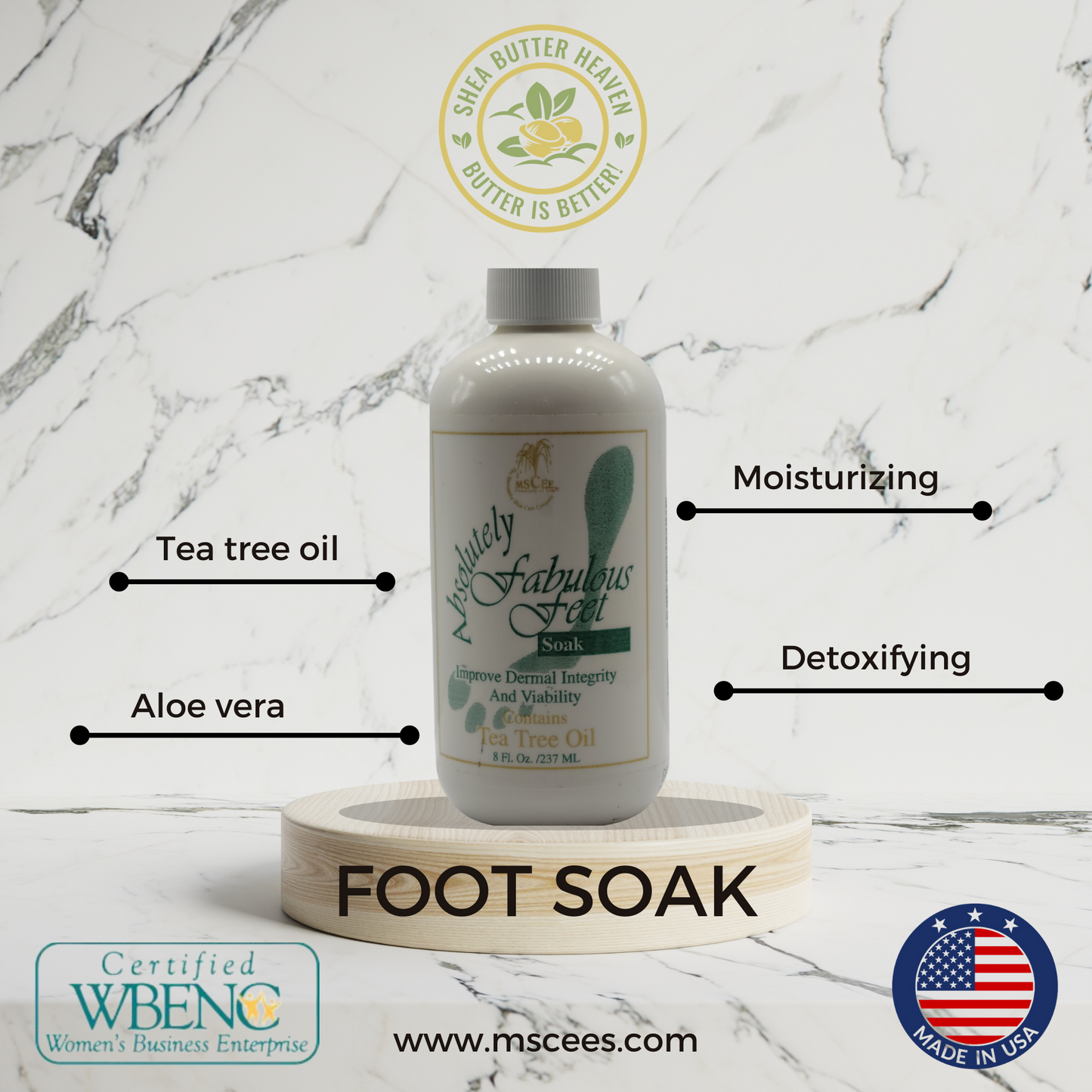Indulge in the Absolutely Fabulous Foot Soak, a luxurious and rejuvenating experience for your tired and neglected feet.
