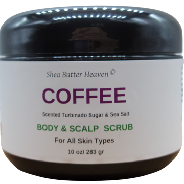 Coffee Scented Body & Scalp Scrub Shea Butter Heaven