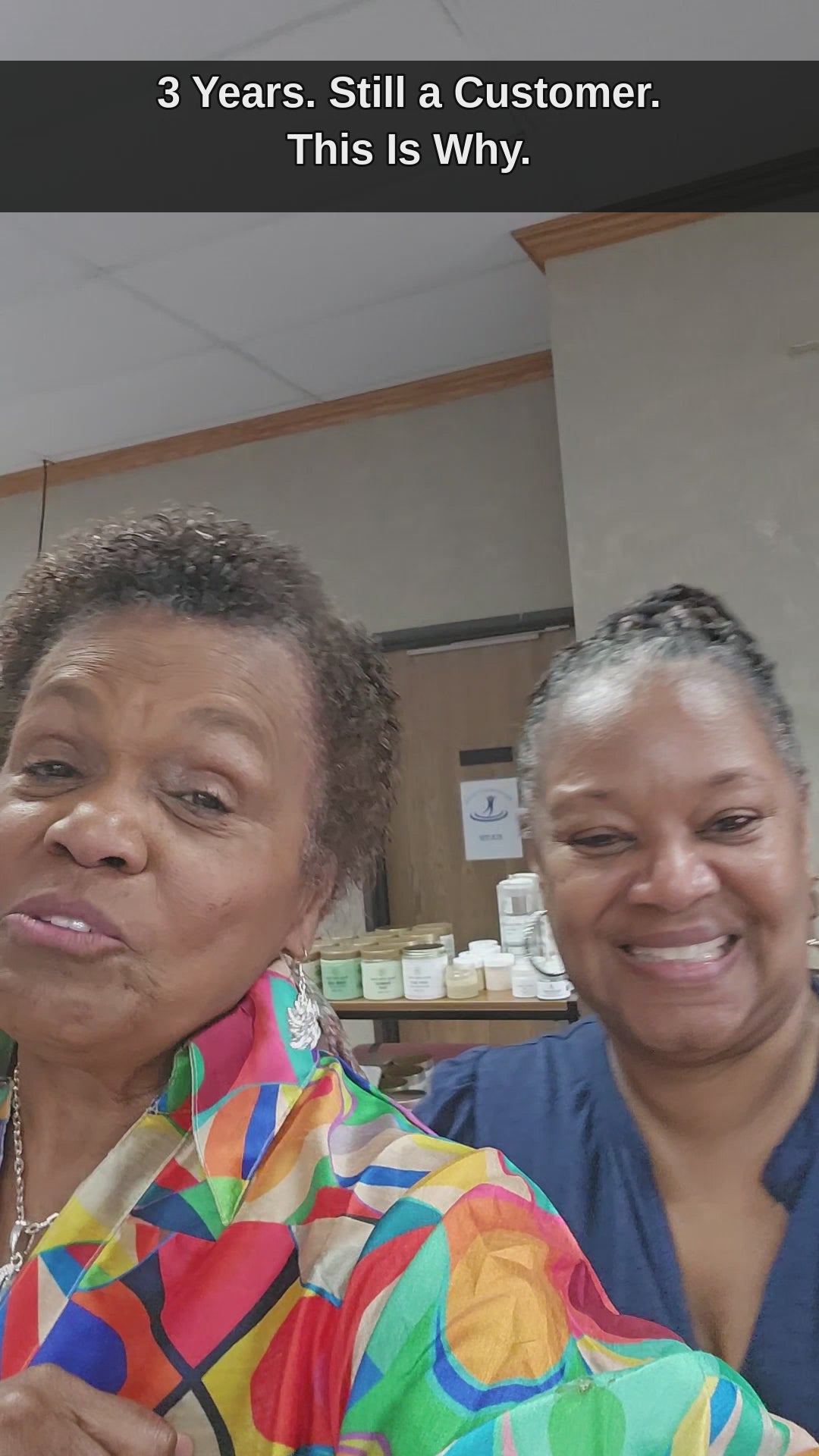 Bronwyn Davis, a verified customer of 3 years, shares her video testimonial about Absolutely Fabulous Feet diabetic foot cream by Shea Butter Heaven, recommending it for use after pedicures.