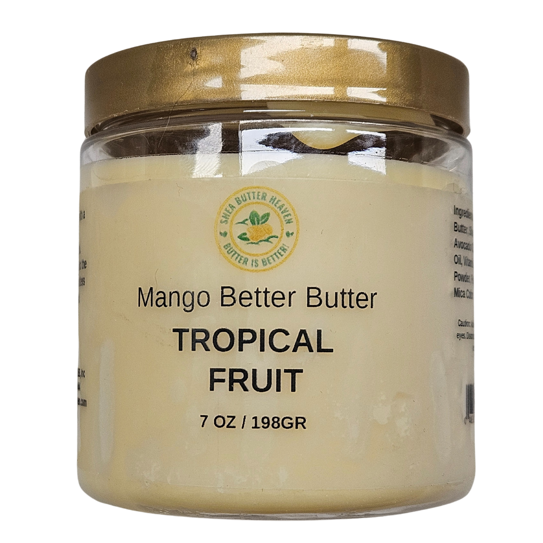 Mango Better Butter: Natural Shea & Mango Butter Blend for Dry Skin, Available in Luxurious Scents