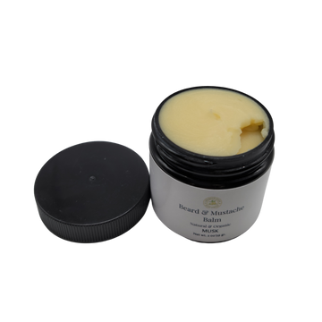 Beard and mustache balm. 2 ozStyle facial hairs with just enough hold to tame and shape, along with an elegant, masculine scent