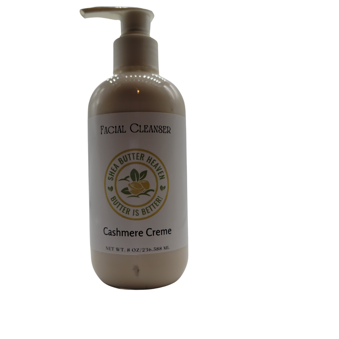 Cashmere Creme smells like a warm cashmere musk, sweet vanilla and soft woods 8 oz facial cleanser