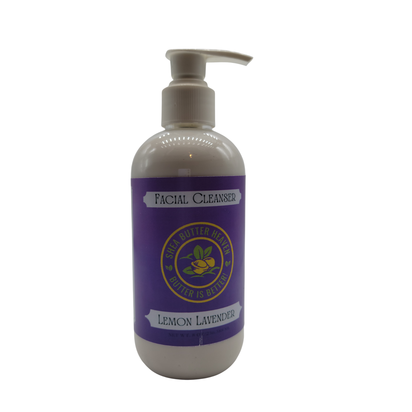 Lemon Lavender smells like a clean and inviting - a fresh blend of tangy lemon, bright citrus and soft lavender flowers.  8 oz facial cleanser